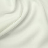 100% Polyester Piqué Knit Fabric, 176 gsm, 166 cm — White — photo 3