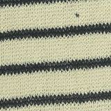 Cream Horizontal-Stripe Chunky Knit, Cotton — photo 3