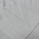 Polyester Viscose Stretch Rib Knit Fabric, 250 gsm, 150 cm — Grey — photo 3