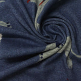 Light Grey Dog Rib Knit, Cotton — photo 3