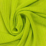 Polyester Stretch Rib Knit Fabric, 145 gsm, 170 cm — Yellow — photo 3