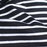 Black Horizontal-Stripe Rib Knit — photo 3