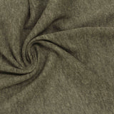 Heathered Grey-Green Marl Jersey Knit, Cotton-Poly — photo 3