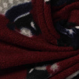 Black Animal Print Fleece, Polyester — photo 3