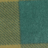 Teal Plaid Fleece, Polyester — photo 3