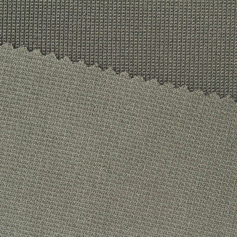 100% Polyester Rib Knit Fabric, 470 gsm, 159 cm — Khaki