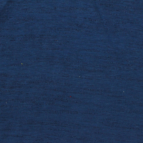 Blue Marl Jersey Knit, Cotton-Poly, 160 gsm, 177 cm