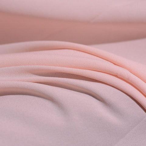 100% Polyester Linen-Look Fabric, 115 gsm, 150 cm — Pink