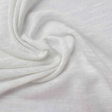 Slub Viscose Polyester Chunky Knit Fabric, 173 gsm, 160 cm — White — photo 3