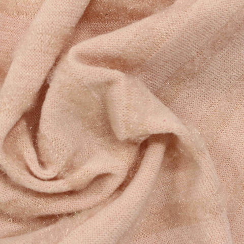 Light Pink Tone-on-Tone Jersey Knit, Polyester