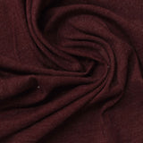 Dark Red Heather Jersey Knit, Cotton-Poly — photo 3