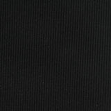 Viscose Stretch Rib Knit Fabric, 600 gsm, 115 cm — Black — photo 3