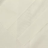 Beige Vertical-Stripe Mesh, Polyester — photo 3