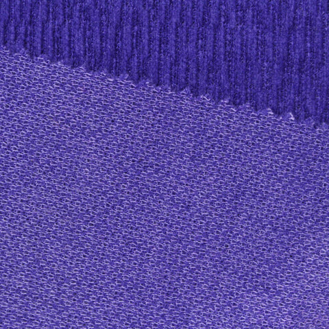 Jacquard Polyester Stretch Knit Fabric, 390 gsm, 165 cm — Navy