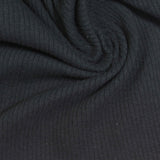 Jersey Knit Fabric, 280 gsm, 110 cm — Black — photo 3