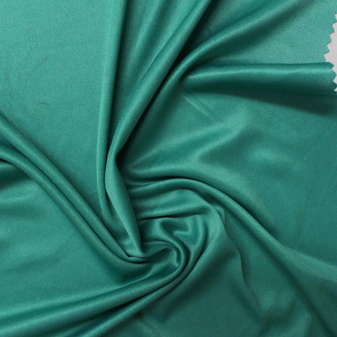 100% Polyester Interlock Knit Fabric, 80 gsm, 170 cm — Green