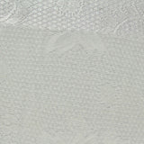 White Geometric-Diamond Warp Knit, Nylon-Spandex — photo 3