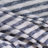Blue Stripes Chunky Knit, Poly-Cotton — photo 3