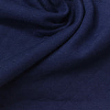 Navy Tone-on-Tone Interlock Knit, Cotton-Poly — photo 3