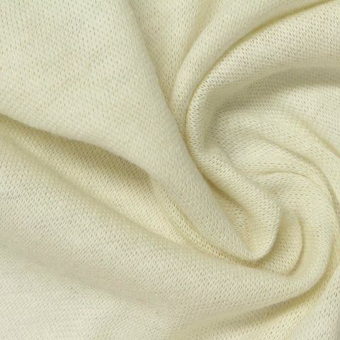 Cotton Linen Jersey Knit Fabric, 125 gsm, 153 cm — Khaki