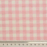 Pink Gingham Seersucker, Cotton-Poly — photo 3
