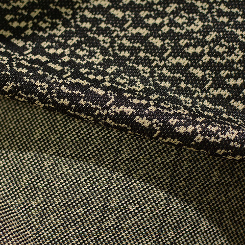 Cream Abstract Jacquard, Polyester, 250 gsm