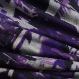Purple Abstract-Brushstroke Knit, Polyester — photo 3
