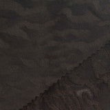 Dark Brown Tone-on-Tone Jersey Knit, Polyester — photo 3