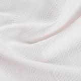 White Geometric-Hexagon Jacquard, Cotton — photo 3