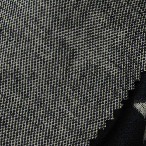 White Stars Interlock Knit, Poly-Viscose