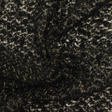 Black Abstract Chunky Knit, Polyester — photo 3