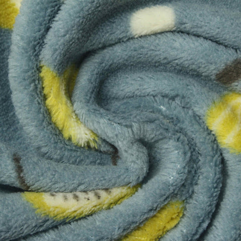 Yellow Dots Fleece, Polyester