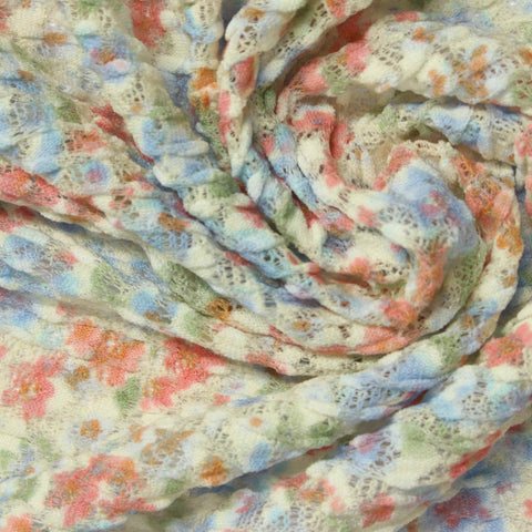 Pink Fine-Floral Lace, Nylon
