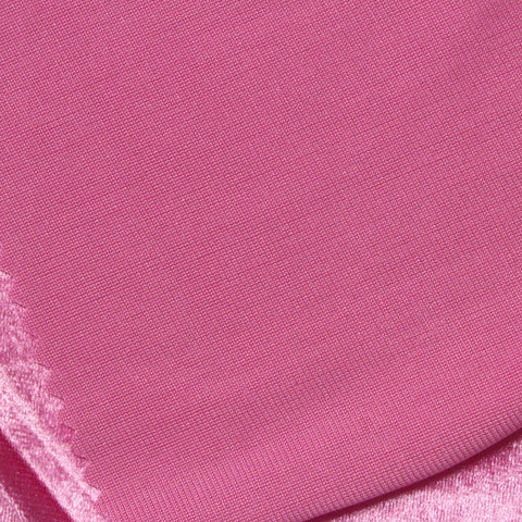 Polyester Stretch Knit Fabric, 230 gsm, 150 cm — Pink, ref EF-245296