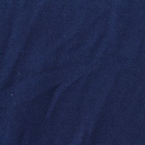 Polyester Stretch Milk Silk Knit Fabric, 170 gsm, 170 cm — Navy