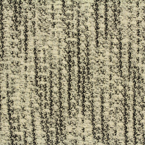 Black Houndstooth Chunky Knit, Cotton-Poly, 225 gsm