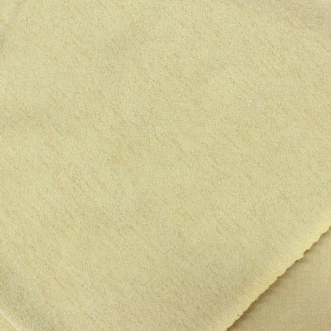 Light Yellow Marl Jersey Knit, Polyester, 164 gsm