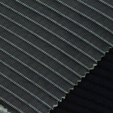 Striped Polyester Knit Fabric, 430 gsm, 170 cm — Black — photo 3