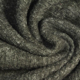 Dark Grey Marl Rib Knit, Viscose-Poly — photo 3