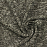 Black Marl Rib Knit, Viscose-Poly — photo 3