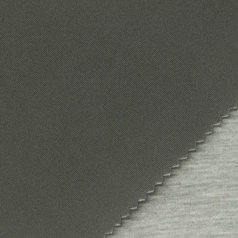 Grey Heather Scuba Knit, Poly-Viscose