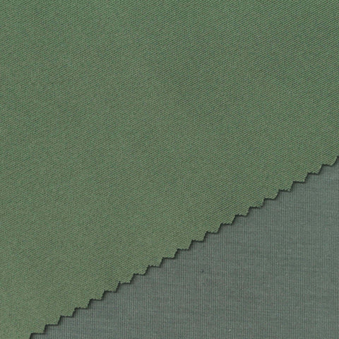 Polyester Modal Stretch Scuba Knit Fabric, 320 gsm, 165 cm — Green