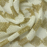 Gold Openwork Pointelle Knit, Metallic — photo 3