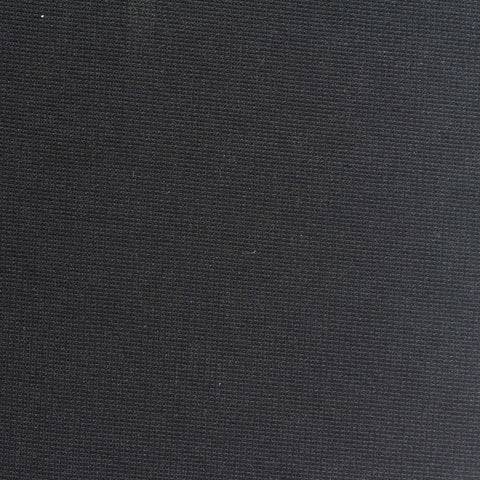 Viscose Nylon Stretch Ponte Knit Fabric, 380 gsm, 155 cm — Black, ref EF-271487