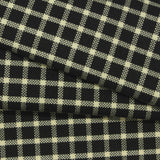 Black Check Woven, Poly-Viscose — photo 3