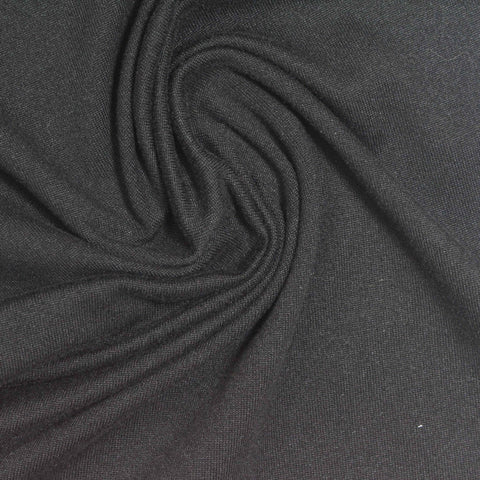 Polyester Stretch Milk Silk Knit Fabric, 160 gsm, 170 cm — Grey, ref EF-276171