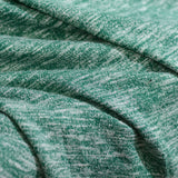Green Heathered-Marl Chunky Knit, Poly-Viscose — photo 3