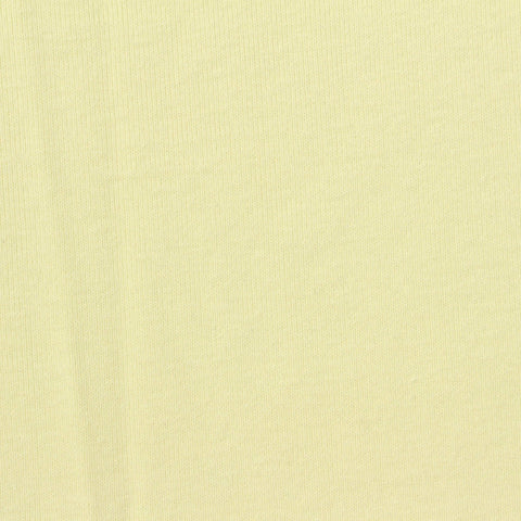 Cotton Polyester Rib Knit Fabric, 320 gsm, 162 cm — Yellow
