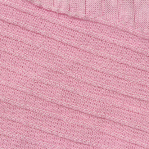 100% Polyester Rib Knit Fabric, 280 gsm — Pink