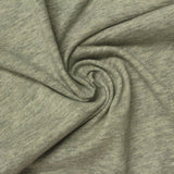Light Grey Marl Jersey Knit, Poly-Cotton — photo 3